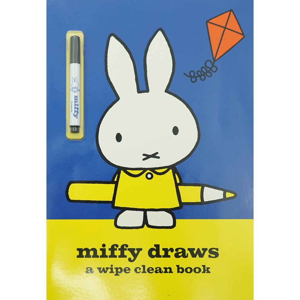 Miffy Draws Pen Control Tracing Wipe Clean Book for Early Learners