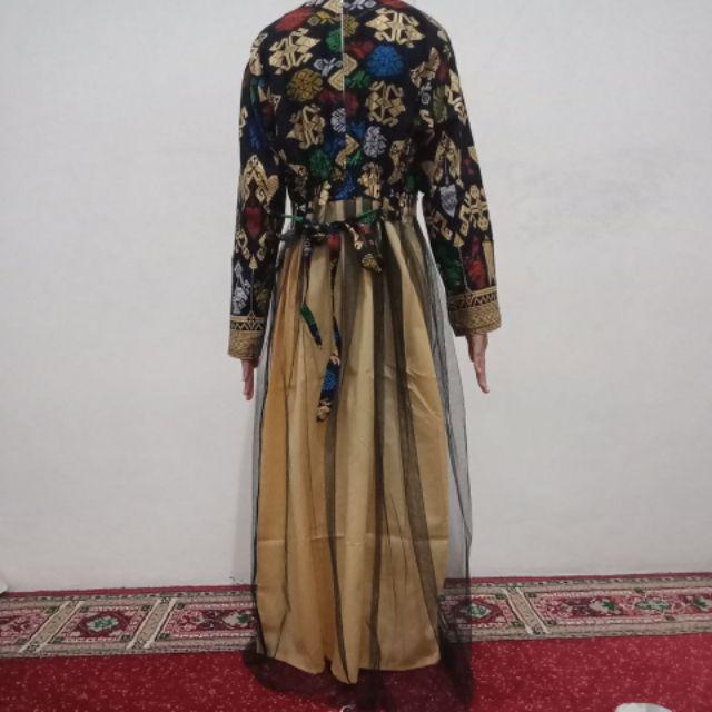 Qnunbatik Gamis Batik Anak Perempuan Muslim Jodha Prodo