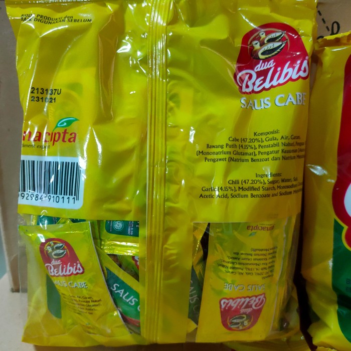 

Sambal-Aneka- Sambal Dua Belibis Sachet / Saset (24 Saset) -Aneka-Sambal.
