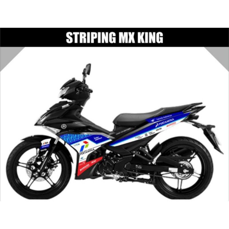 Decal Striping Jupiter MX King Stiker Variasi Motif Mandalika