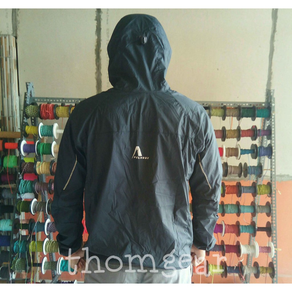 Thomgear Pelvoux Evo Ultralight Packable Jacket Jaket Lari Running Waterrepellant Jaket Sepeda