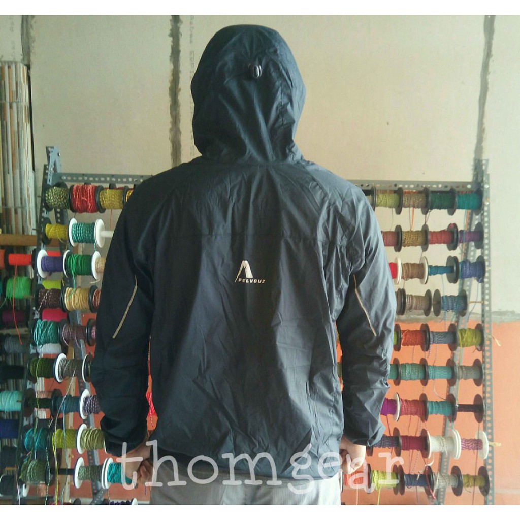 Thomgear Pelvoux Evo Ultralight Packable Jacket Jaket Lari Running Waterrepellant Jaket Sepeda