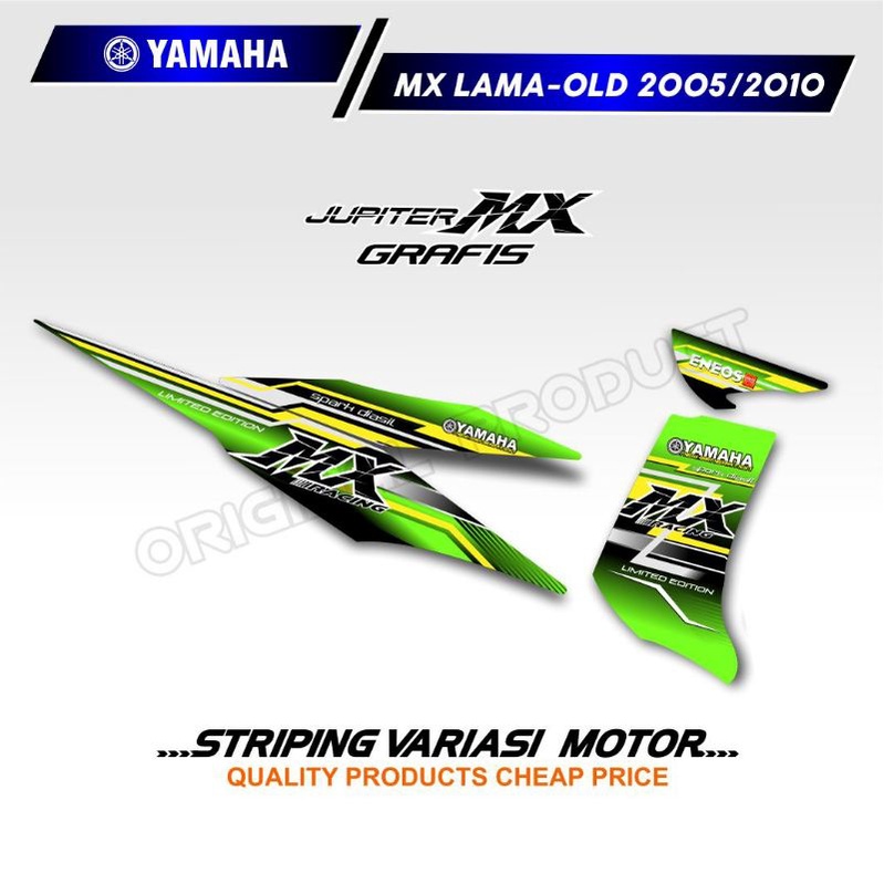 Striping variasi motor YAMAHA JUPITER MX LAMA/OLD 2005 - 2010 lis model GRAFIS