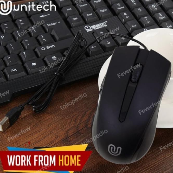Mouse Optical Usb - Unitech G6 Hitam Premium New Original Terlaris....