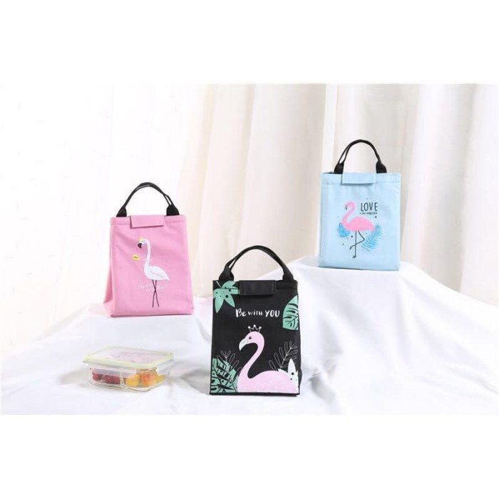 misi- Tas bekal lunch bag flamingo