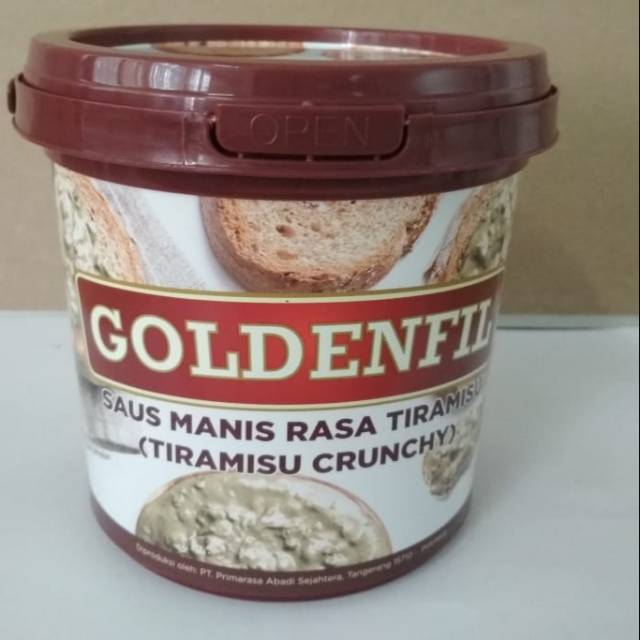 GOLDENFIL Tiramisu Crunchy 1kg PROMO!!! HALAL