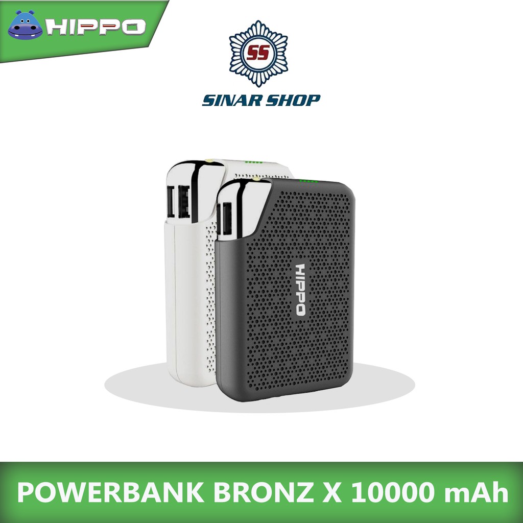 Powerbank Hippo Bronz X 10000 mAh - Garansi Resmi