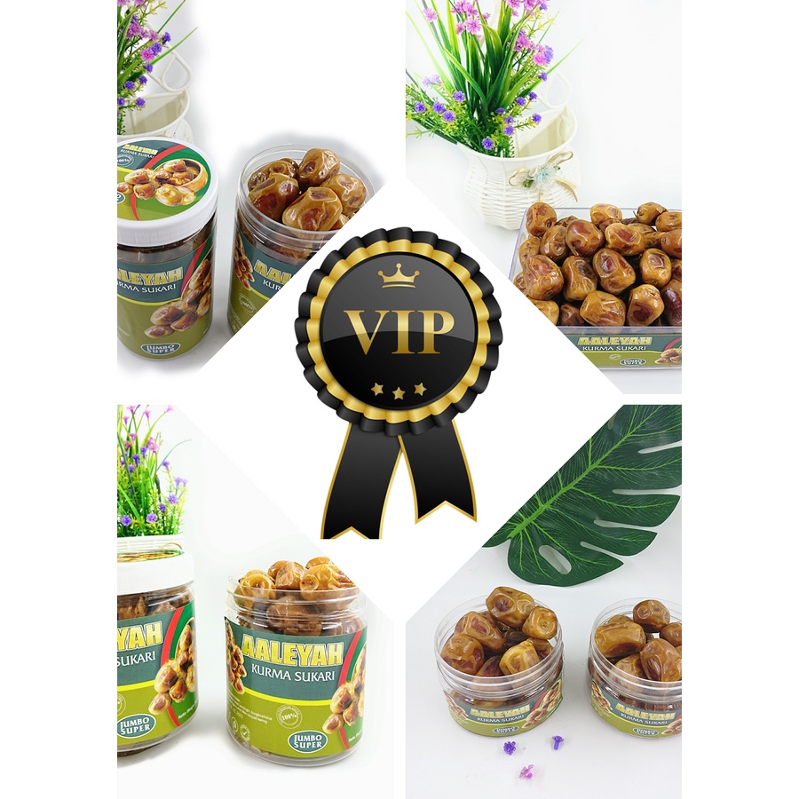 Kurma Sukari VIP Aaleyah 250 Gram SUPER PREMIUM Quality