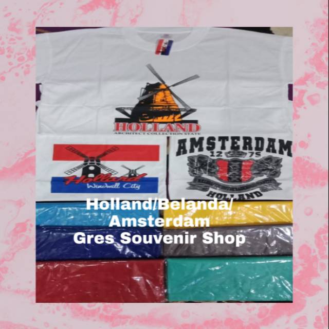 Kaos holland/belanda/amsterdam