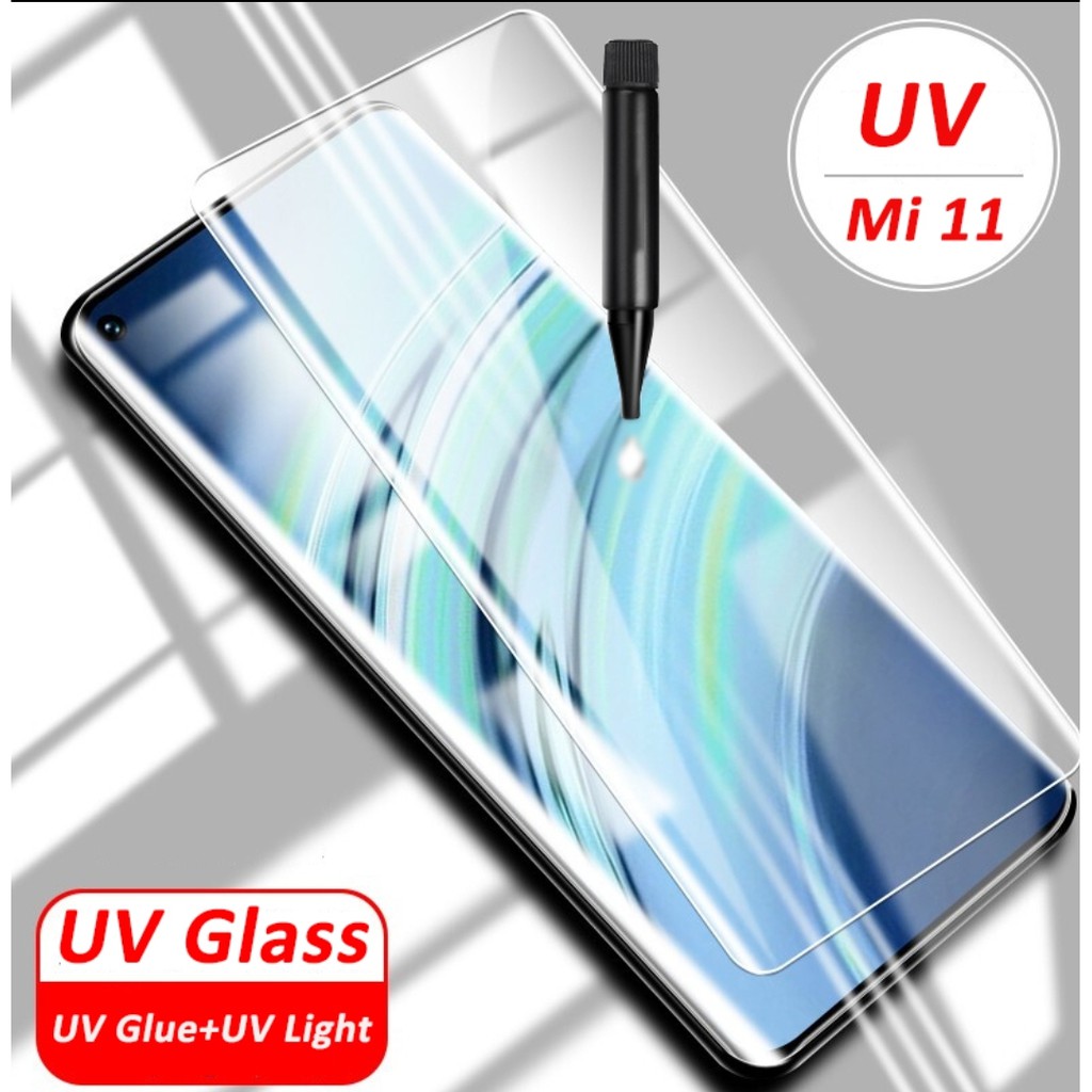 UV Light Curved Tempered Glass XIAOMI MI 11 MI11 anti gores