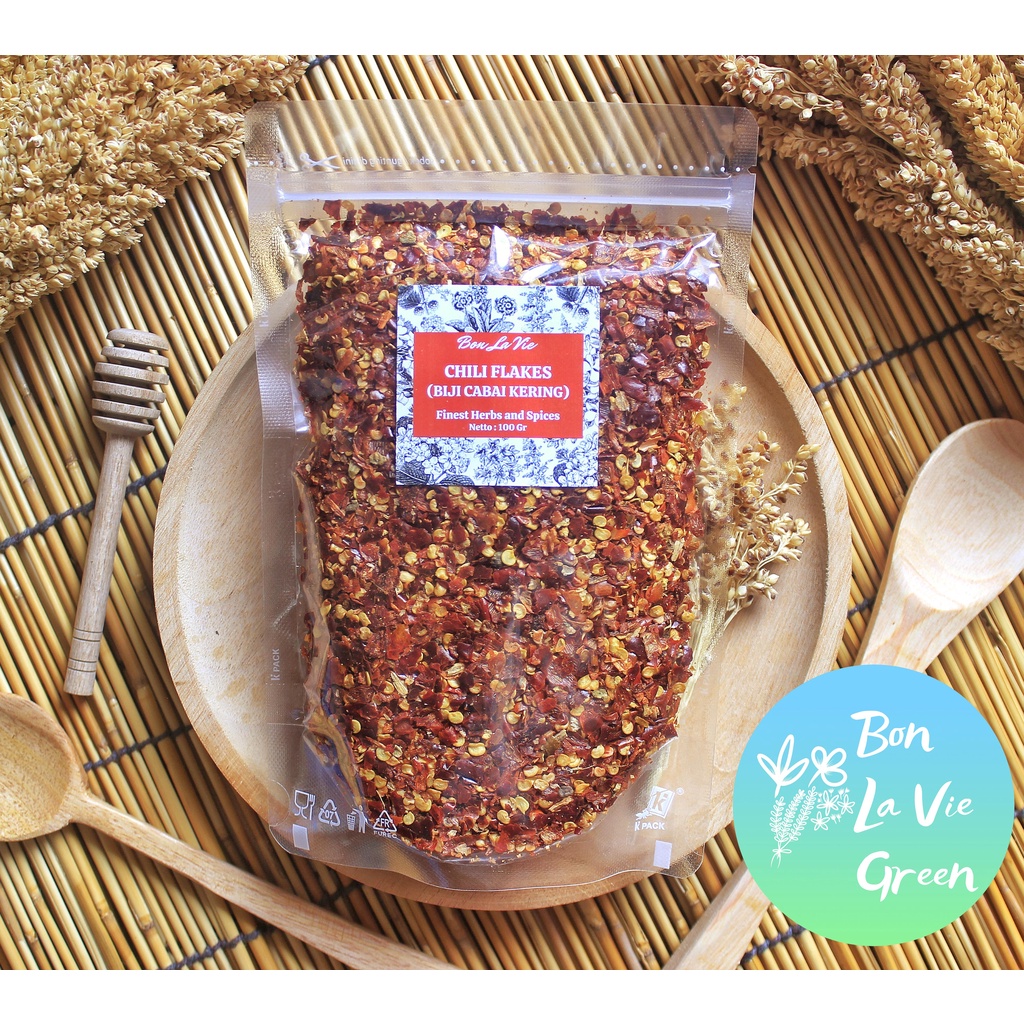 

CABAI KERING/REMAH CABAI/CHILI FLAKES 100gr