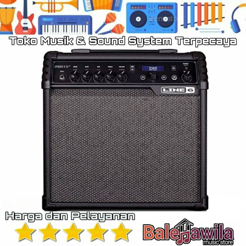 LINE6 LINE 6 SPIDER V30 MKII V 30 V30 Ampli Gitar Amplifier Guitar