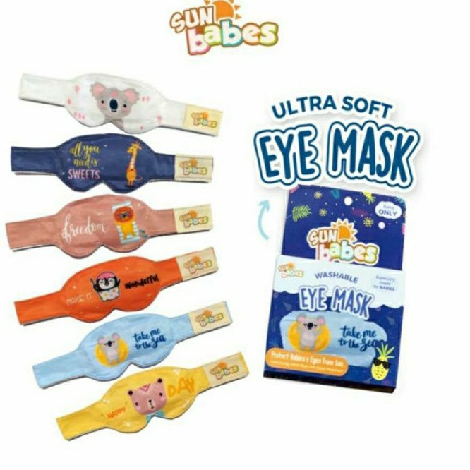 Sun Babes Ultra Soft Mask Eye Mask / Kacamata Jemur Bayi