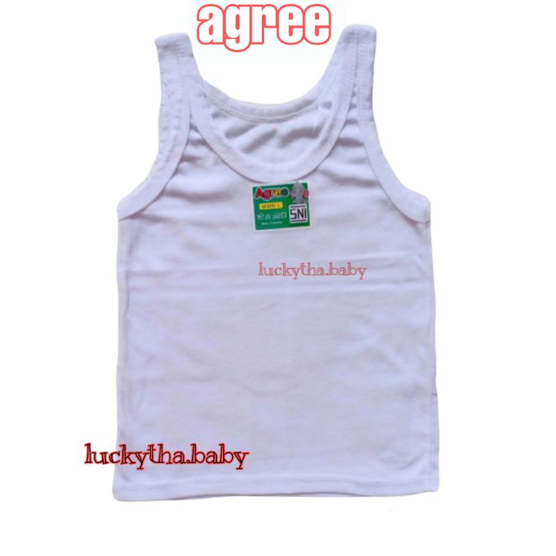 AGREE SF 019 -singlet bayi &amp; anak AGREE 019 S.M.L.XK.XXL / KAOS KUTANG BSYI &amp; ANAK/SINGLET AGREE 019