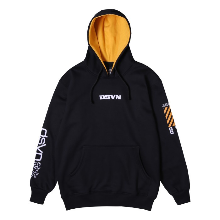 DSVN - Hoodie outerwear Pria - VISION BLACK - M