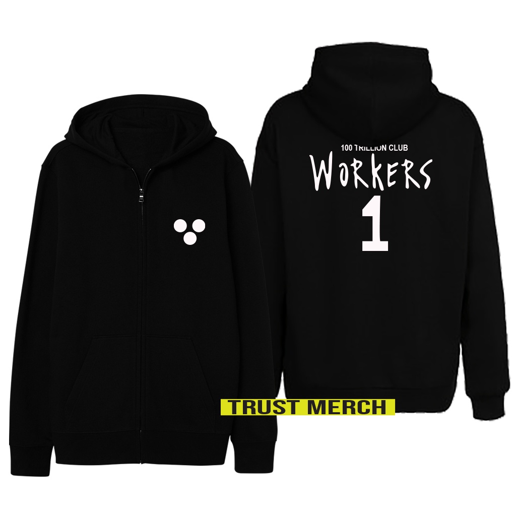 Hoodie Lookism ilhawe Workers Katun