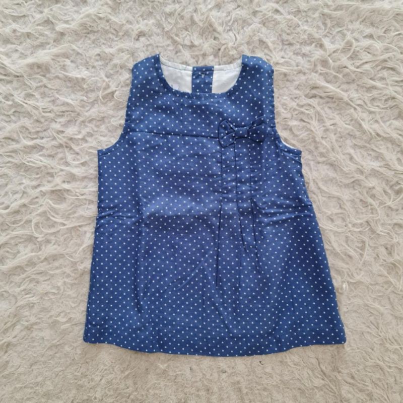 Import petite denim dress