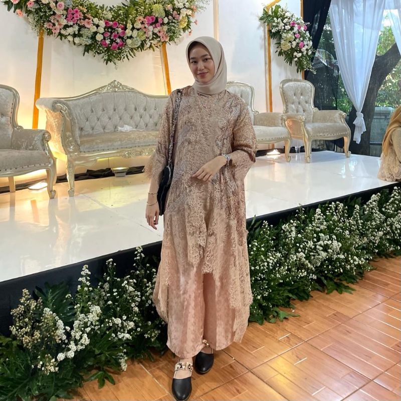 [VOL 2] Setelan Batik Viscose Wanita / Set Batik Pesta Kondangan / Dress Batik Viscose / Dress pesta