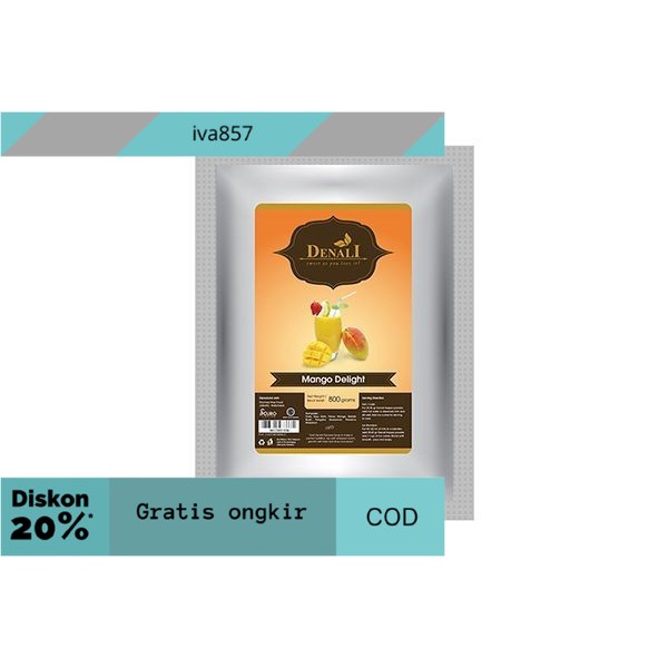 

PROMO Denali mango delight powder 800 gram GRATIS ONGKIR