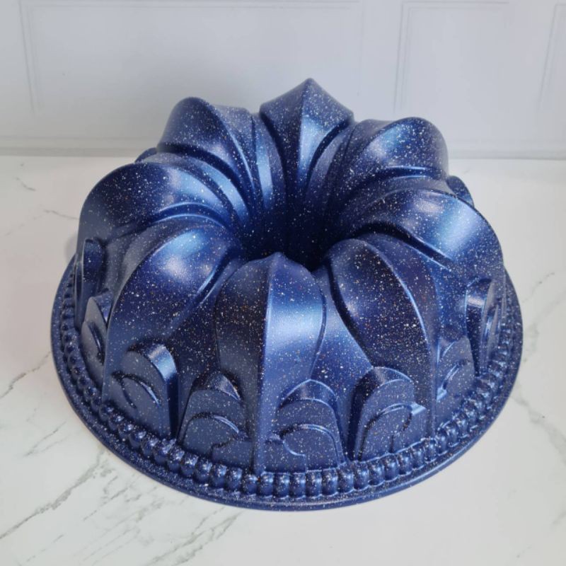 Lily Fleur d lis Marble Bake Pan / loyang marmer cake / bundt pan