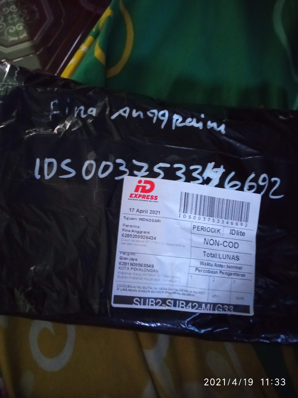 [cod] Baju Nu Batik Nu Seragam Nu Kemeja Nu Motif Urangan Ansor Banser Ipnu Ippnu Musrini Mart