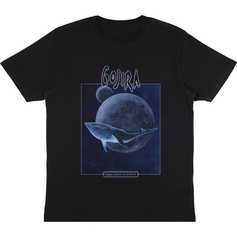 KAOS BAJU GOJIRA “FROM MARS TO SIRIUS” | T-SHIRT BAND GOJIRA | BAJU GOJIRA HITAM PRIA MUSIK