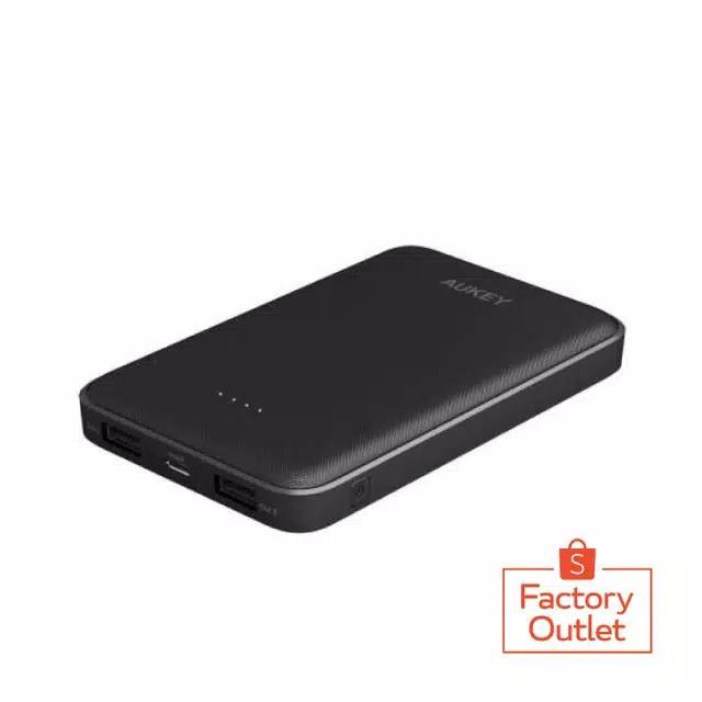 [Hanya di Shopee] AUKEY Portable Battery PB-N50 Hitam 10000mAh Original Powerbank