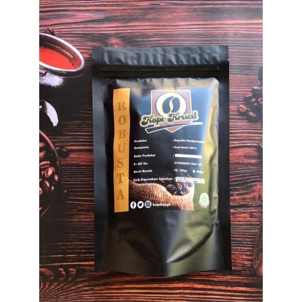 Kopi KRUCIL robusta 100gr