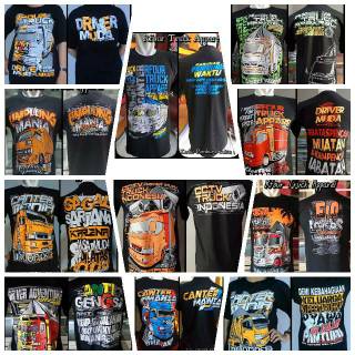  kaos  truk  mania driver muda street worker ori RFOUR 