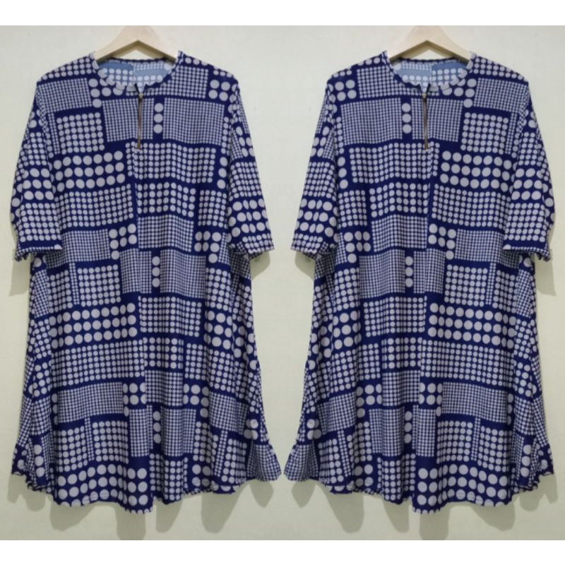 DRESS RANIA SUPER JUMBO DASTER MAT JERSEY KOREA