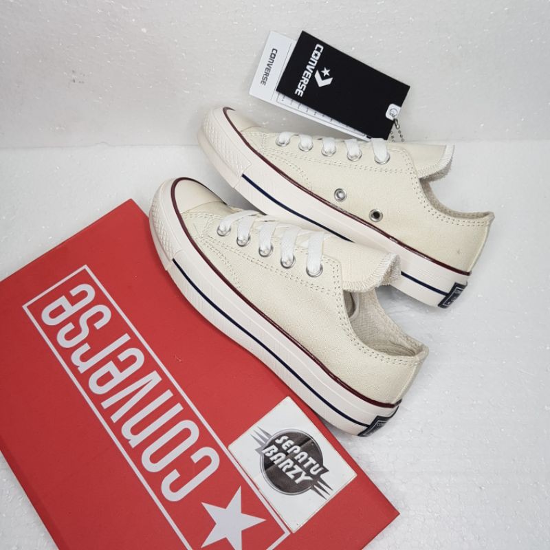 COD SEPATU CONVERSE 70S WHITE LOW PREMIUM | SEPATU WHITE SNEAKERS CASUAL