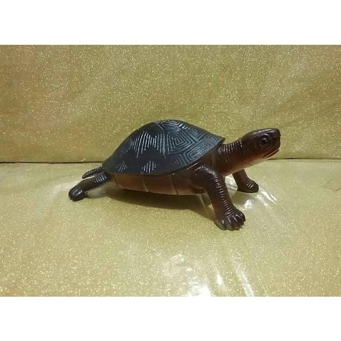 Termantab] mainan animal hewan cit cit karet figure kura kura turtle