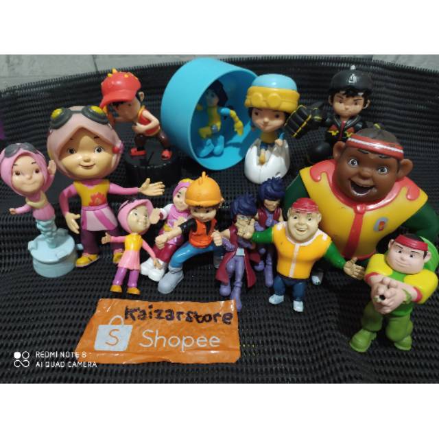 Mainan Boboiboy Galaxy Action Figure Chaki Kids Meal MCD Boboboy Yaya Gopal Ying Fang KWS