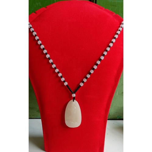 kalung giok Dewi Kuan im asli dr china