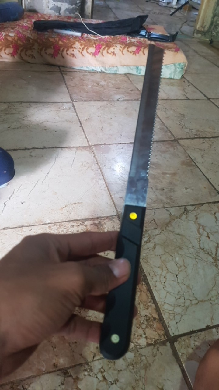 Pisau Roti 2 Sisi Stainless Steel