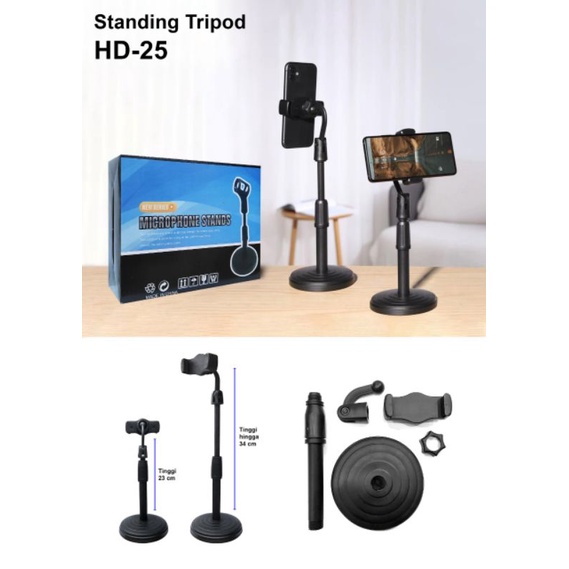 HOLDER HP STAND MEJA HD - 25 ♧