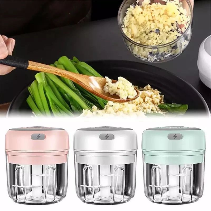 USB MINI CHOPPER / PORTABLE BLENDER MINI PENGGILING BUMBU DAGING BAWANG CBM01