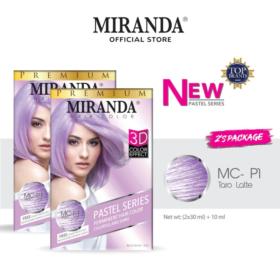 MIRANDA Miranda Hair Color (Cat Rambut Permanen) Pastel Series