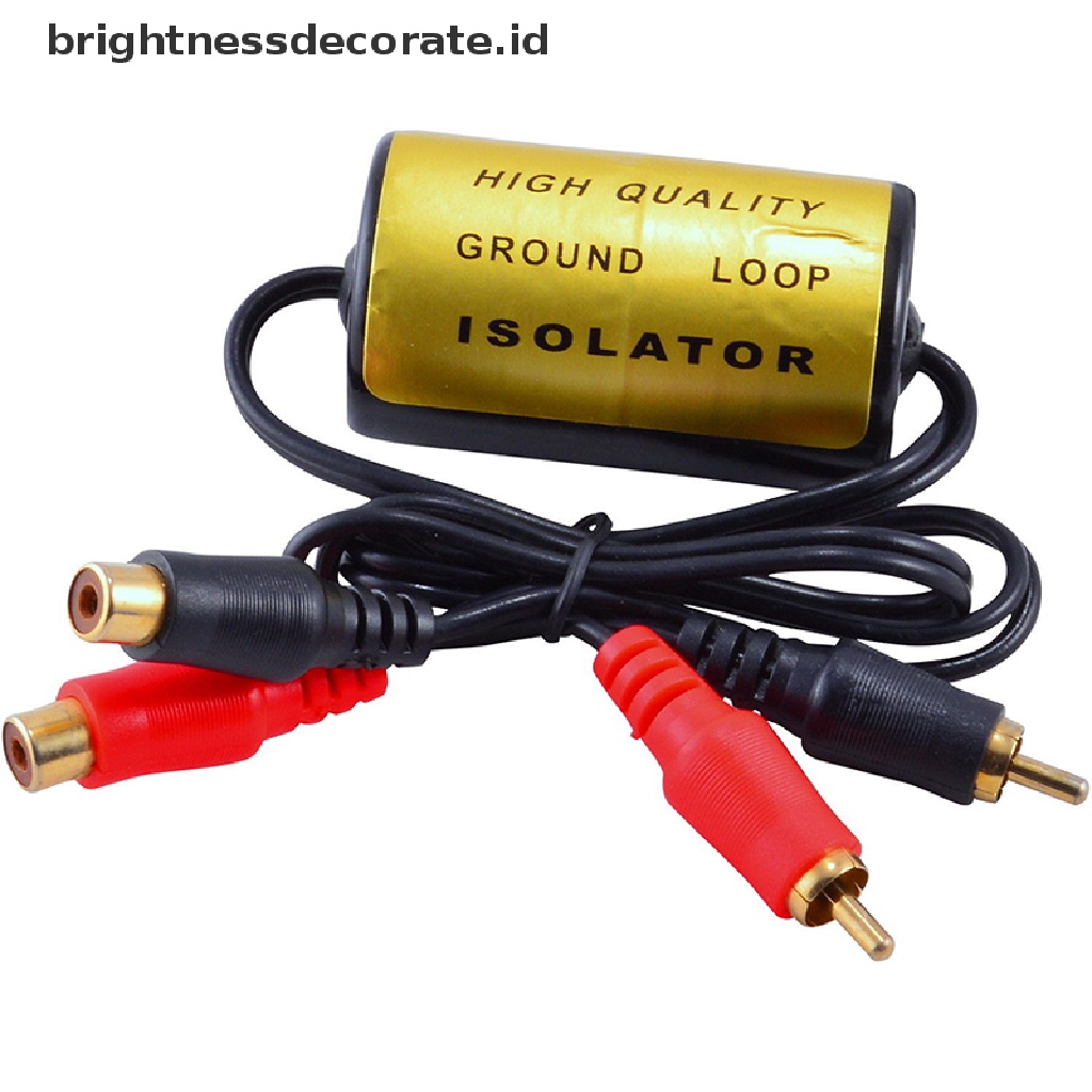 Filter Audio Rca Noise Suppressor Ground Loop Isolator Untuk Mobil Dan Rumah