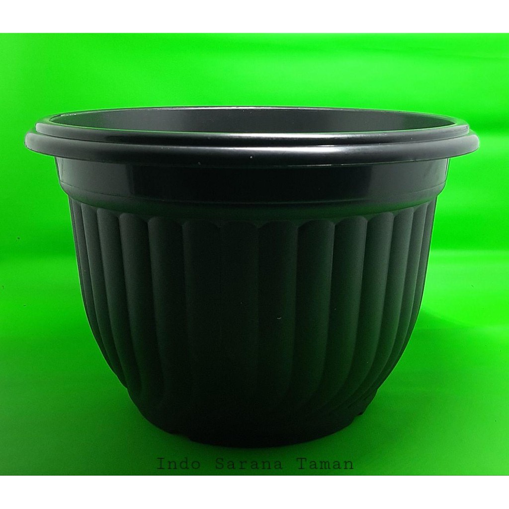 POT BELIMBING 30 HITAM | Pot Hitam | Pot Motif | Pot Plastik | Pot Tanaman | Pot Bunga | Pot Besar | Grosir Pot