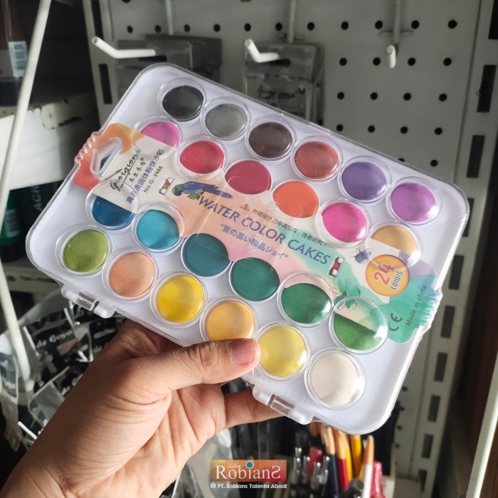 

Gaya Cat Air Padat - Giorgione Water Colours Set Diskon