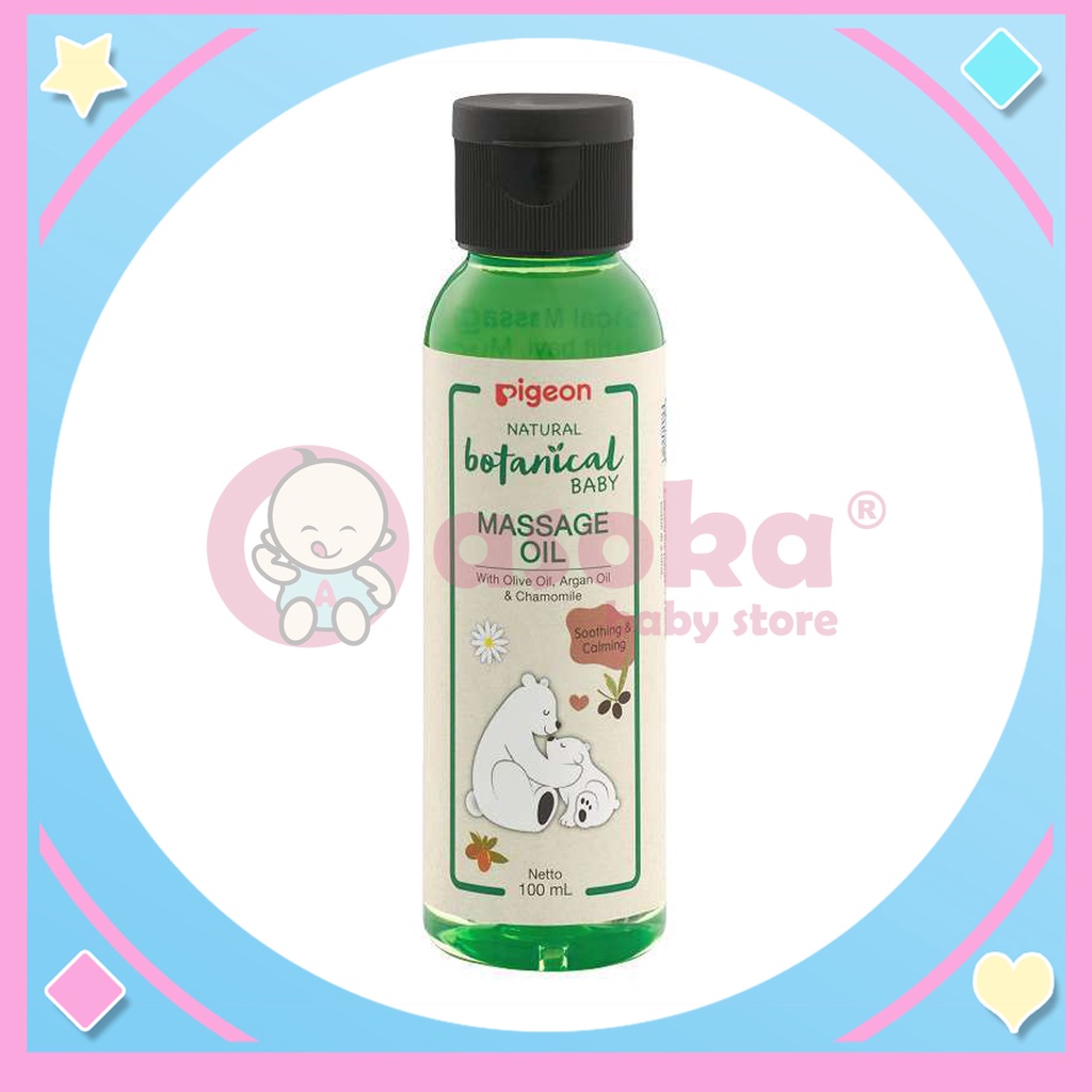 Pigeon Botanical Baby Massage Oil 100ml ASOKA