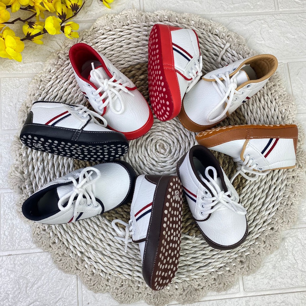 [TAMAN SEPATUKU] SEPATU TRENDY KANVAS MURAH BABY BAYI PREWALKER ANAK UNISEX 0-12 BULAN GPX15