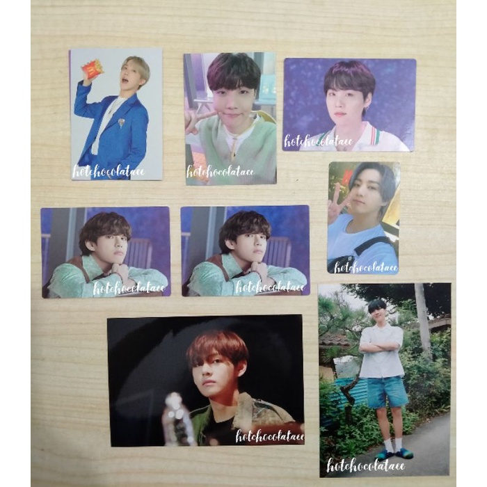MINI PHOTOCARD POSTCARD POB 4X6 PHOTO SEASON GREETING BTS TAEHYUNG JUNGKOOK SUGA JHOPE