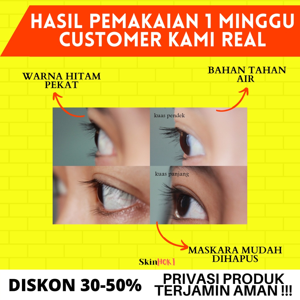 MASKARA WATERPROOF PELENTIK BULU MATA MY DARLING MASCARA MAKE UP TAHAN LAMA ORIGINAL