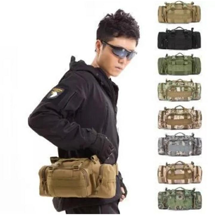 Tas Slempang Pria Original Tactical ( HARGA GROSIR ) Tas Army - Tas Tentara - Tas Military - Tas Polisi - Tas TNI - Tas Satpol PP - Tas Sepeda - Tas Toolbag - Tas Motor - Tas Perkakas - Tas Kunci Kinci - Tas Alat alat - Tas Pinggang