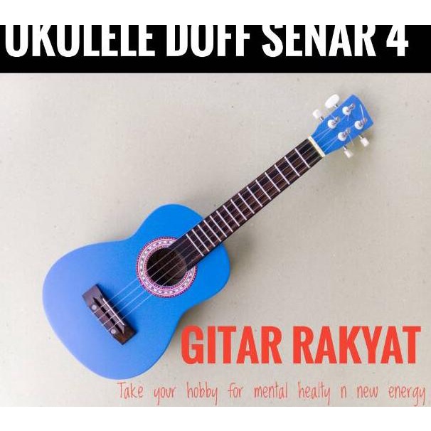 KIRIM HARI INI UKULELE DOFF | UKULELE SENAR 4 | UKULELE | UKULELE SOPRANO | KENTRUNG | GITAR UKULELE | GITAR (ART. Y6025)-1