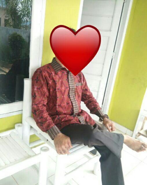 Kemeja Batik Pria Ppbtk07 Modern Lengan Panjang Casual Modis Trendy Masa Kini M L Xl Asli Pekalongan