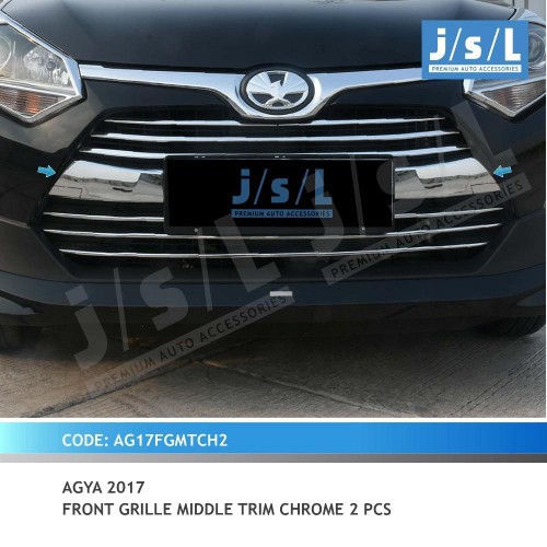 Cover grill Tengah New AGYA 2017 Chrome 2pcs