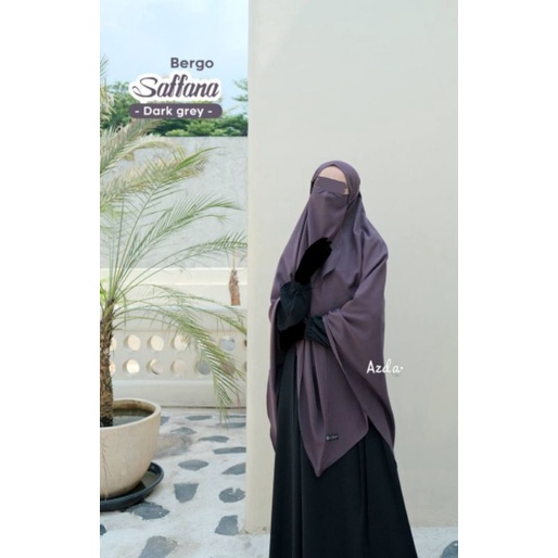 Saffana Khimar Bergo/ Jilbab/ Kerudung Tali Jumbo by Azda Indonesia